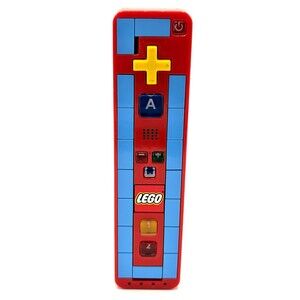 Lego PowerA Play & Build Nintendo Wii Remote - Tested & Working